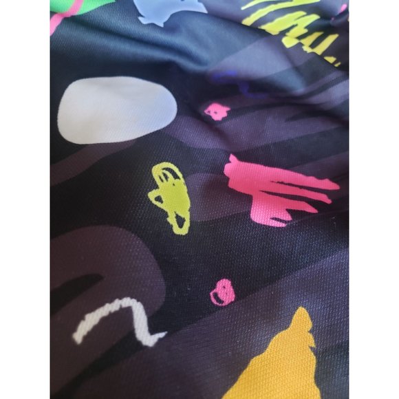 BLEEKER AND MERCER SHIRTMENS SIZE LARGE MULTI COLOR 80S INSPIRED PRINT ABSTRACT - Picture 5 of 5